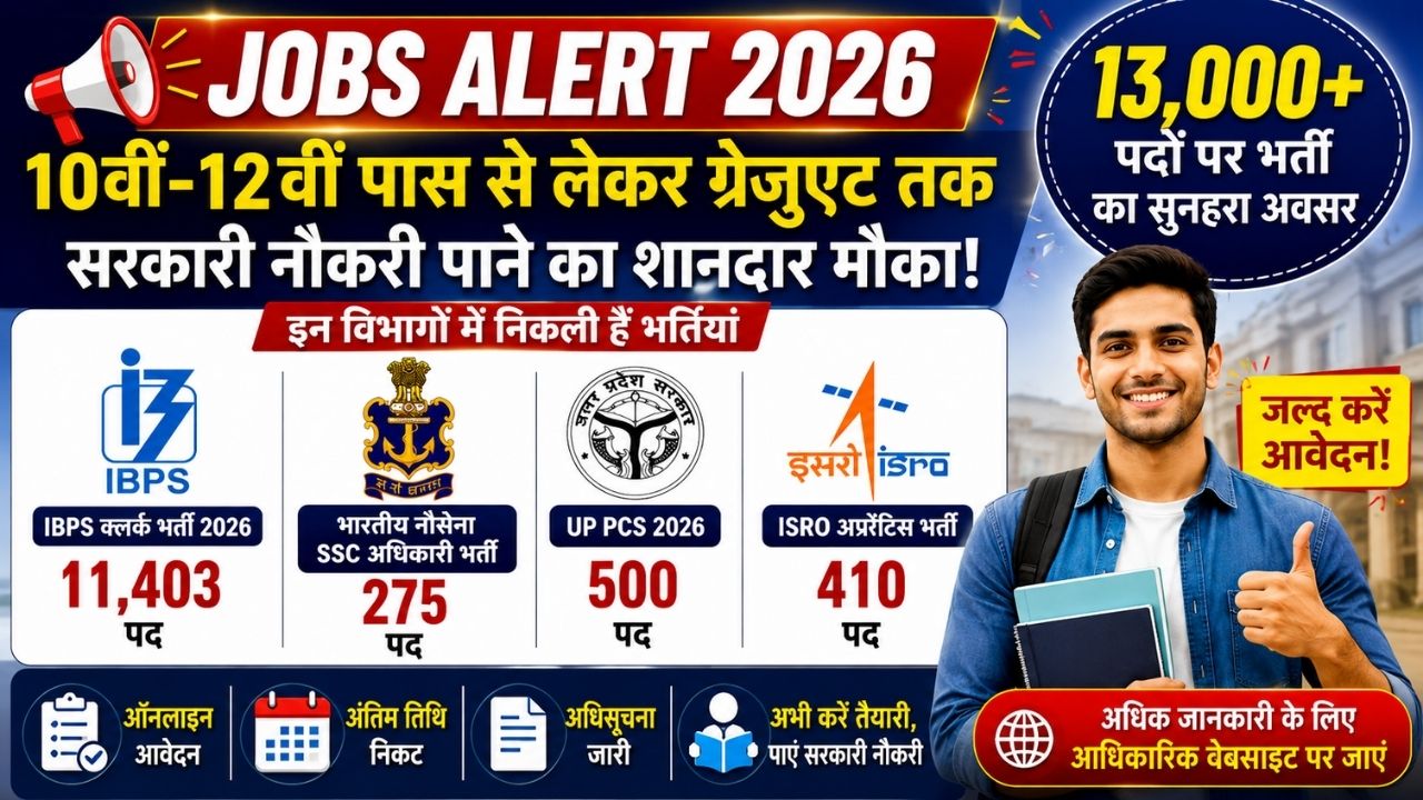 Jobs Alert 2026